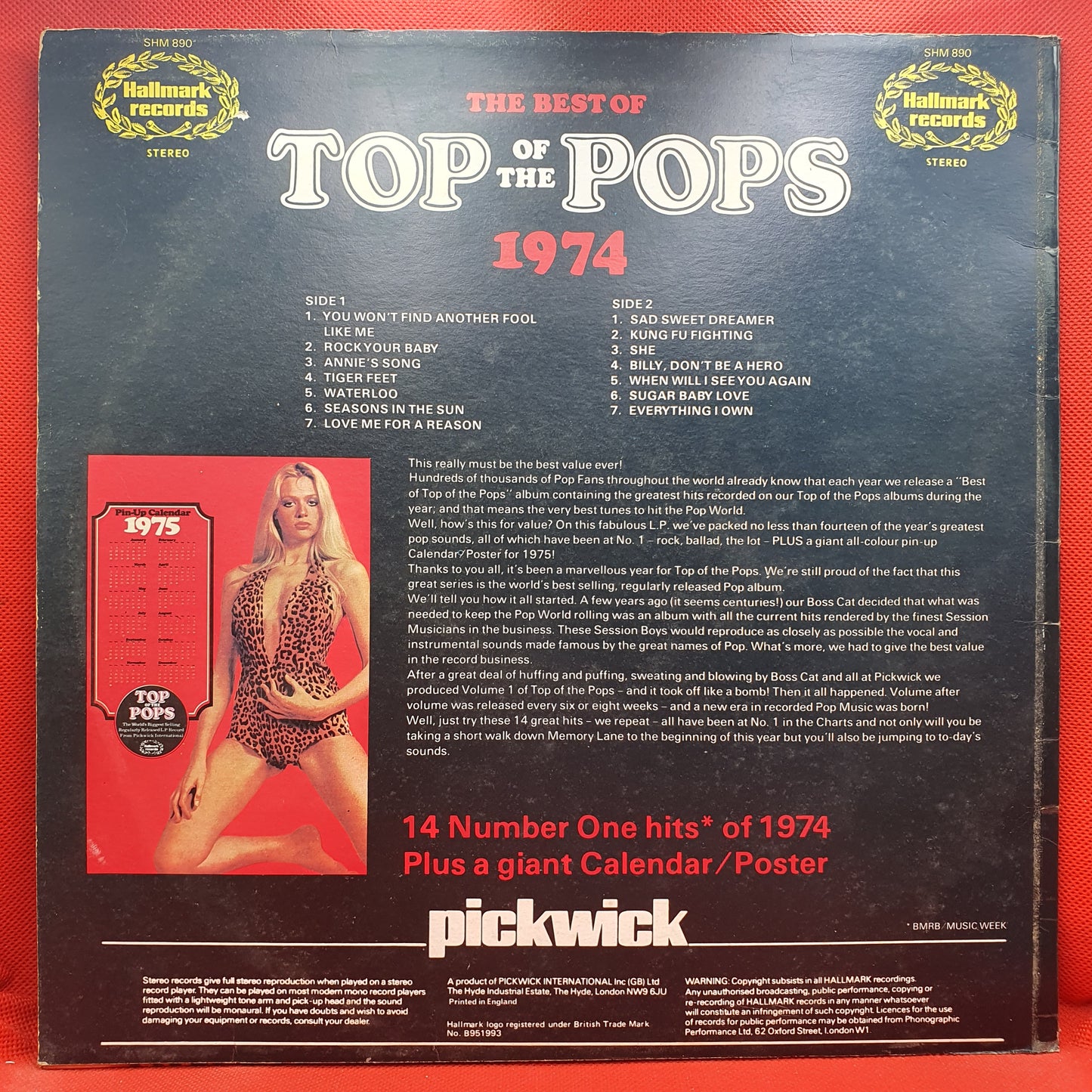 Various – The Best Of Top Of The Pops 1974