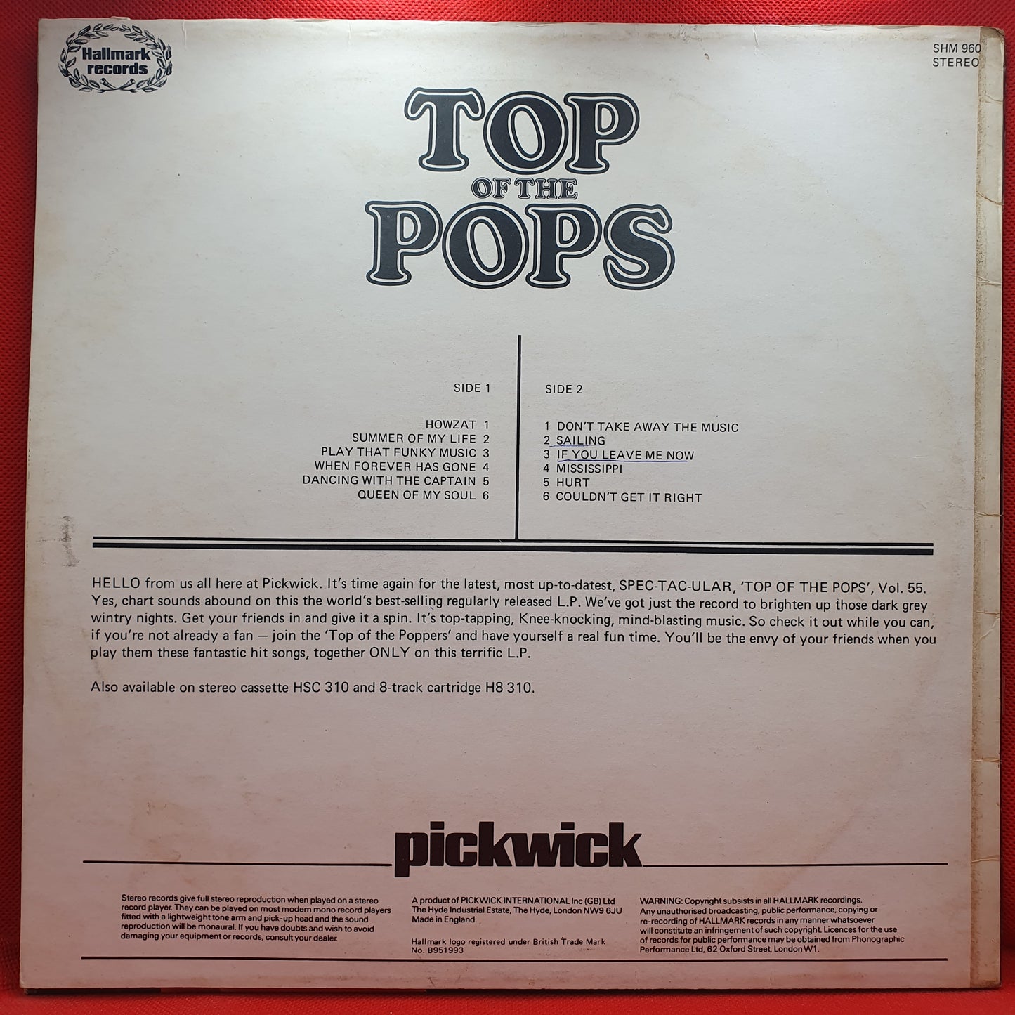 The Top Of The Poppers – Top Of The Pops Vol. 55