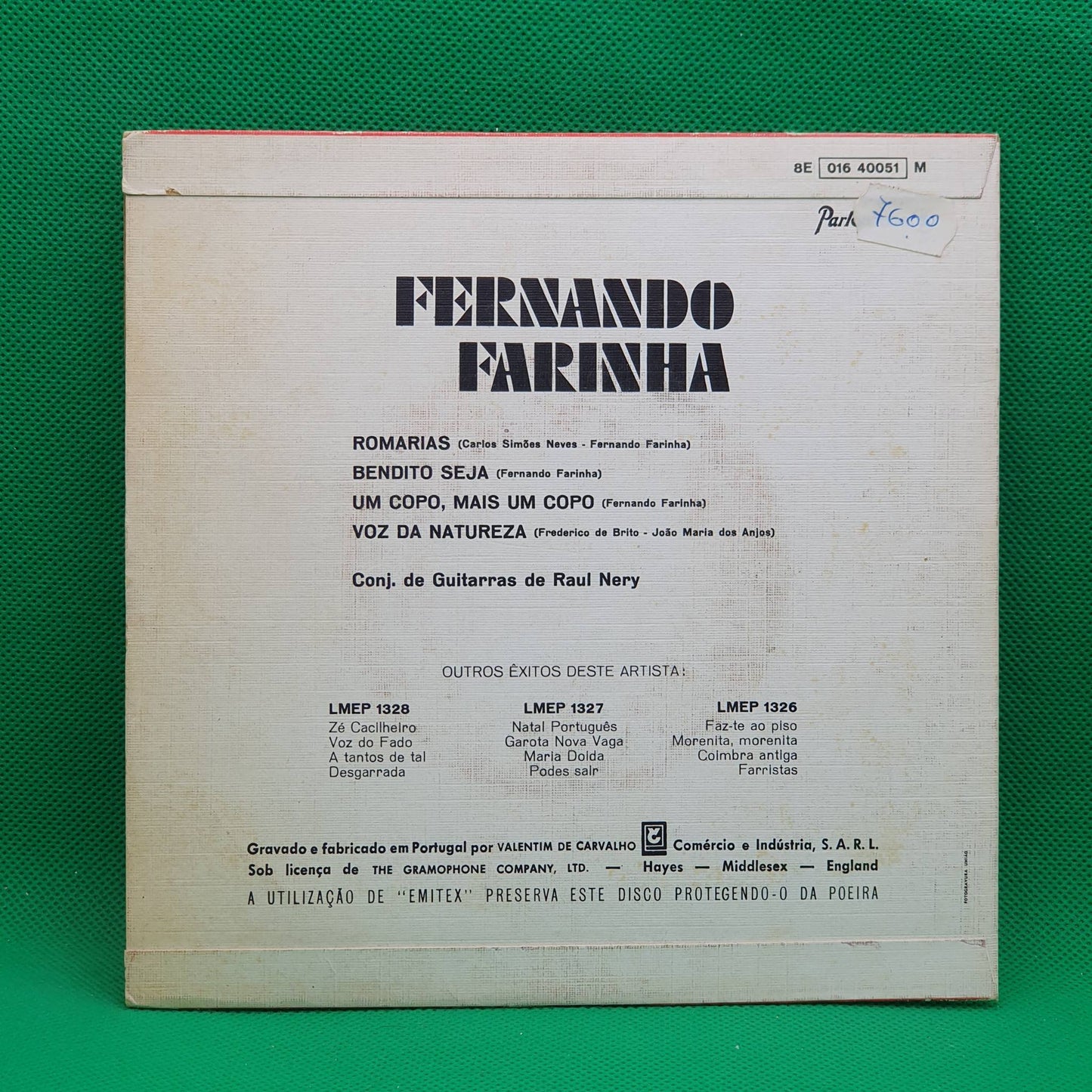Fernando Farinha – Um Copo, Mais Um Copo
