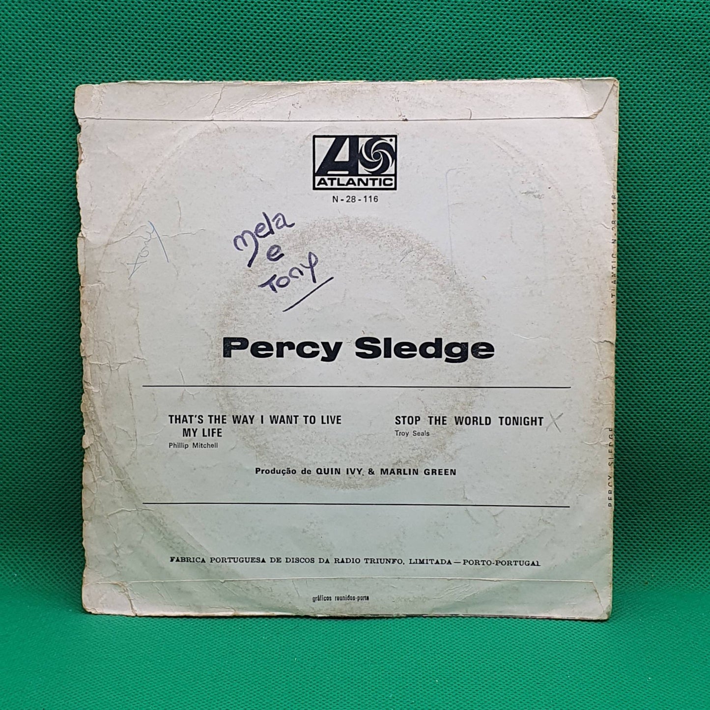 Percy Sledge – That's The Way I Want To Live My Life