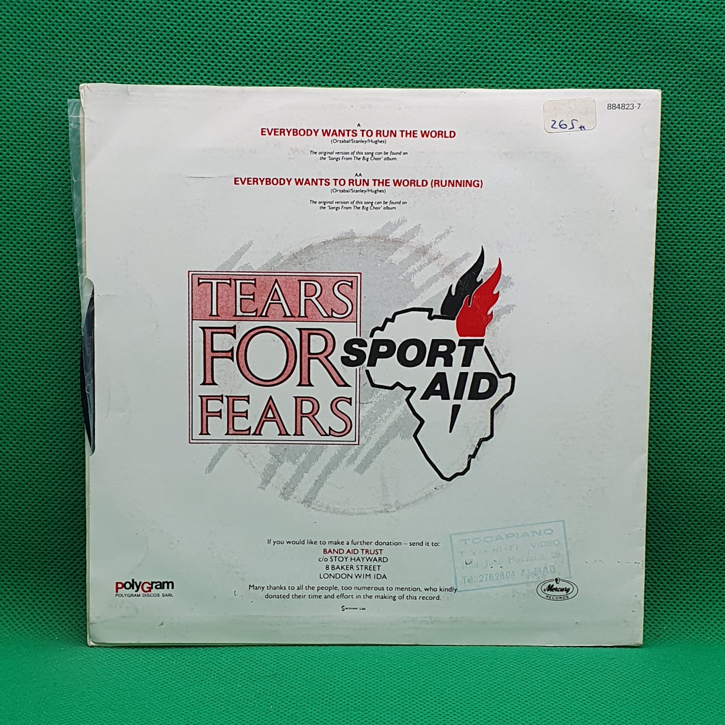 Tears For Fears – Everybody Wants To Run The World