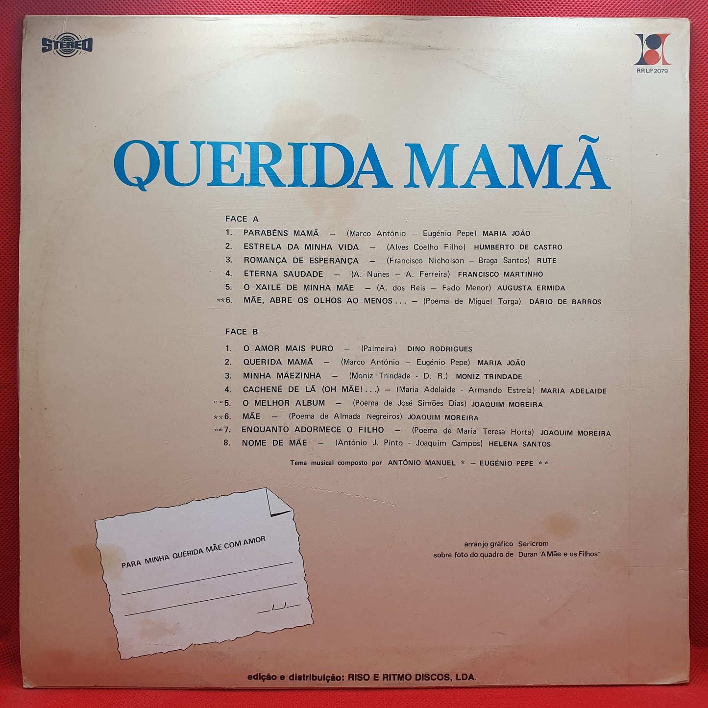 António Manuel, Eugénio Pepe – Querida Mamã