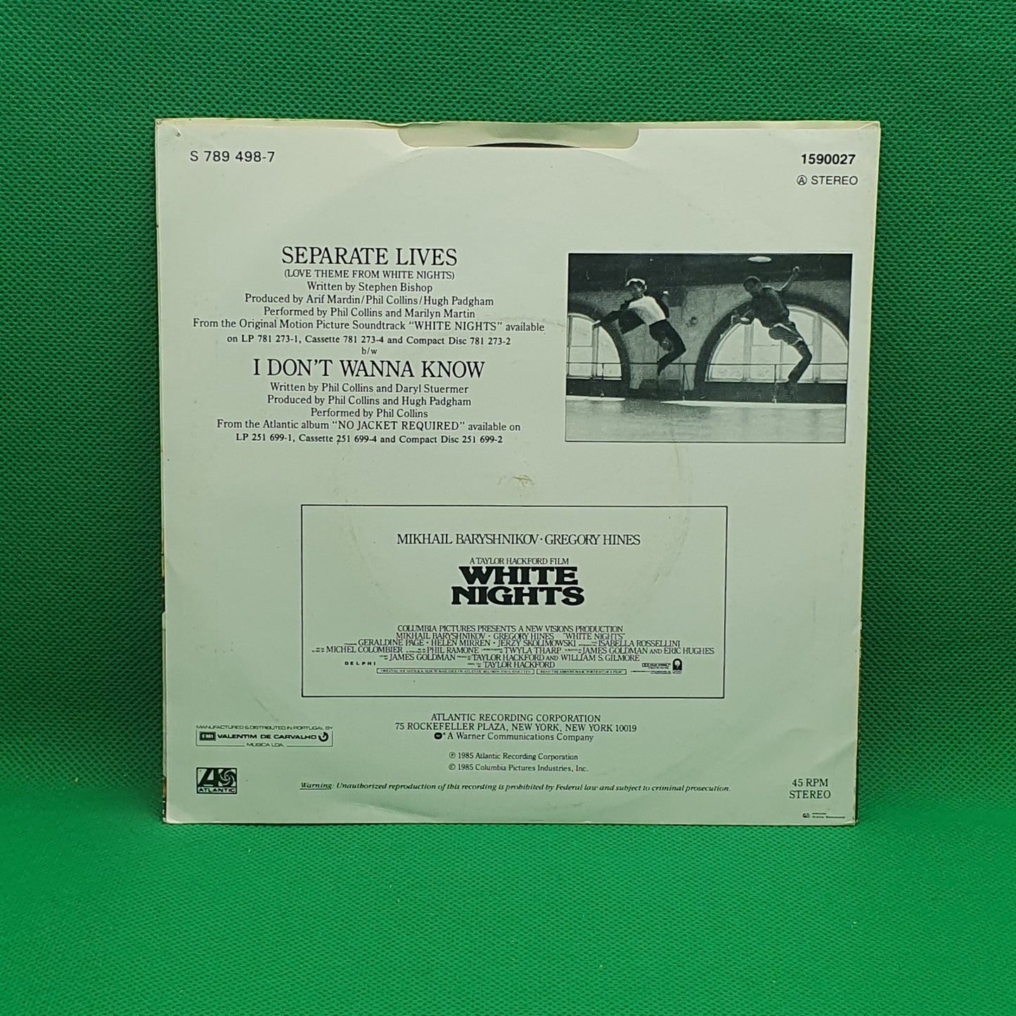 Phil Collins & Marilyn Martin – Separate Lives (Love Theme From White Nights)