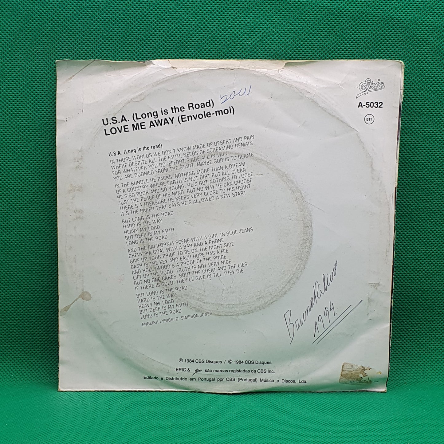 Albert Hammond – Comprenderte