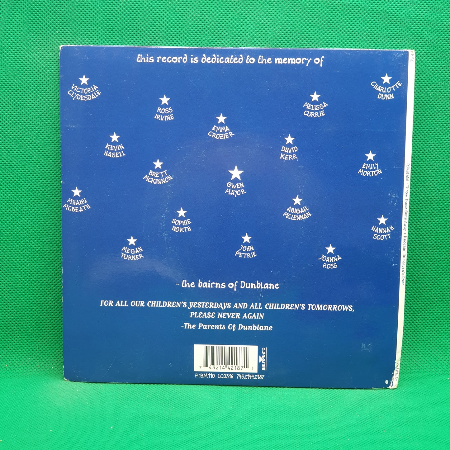 Dunblane – Throw These Guns Away / Knockin' On Heaven's Door