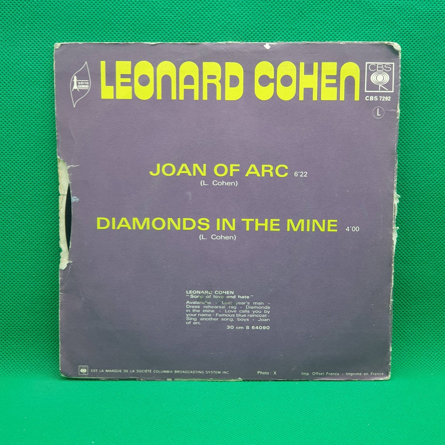Leonard Cohen – Joan Of Arc
