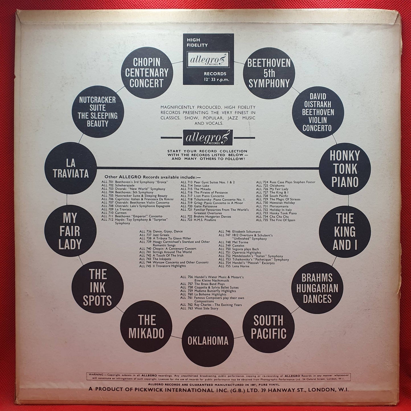 Russ Case And His Broadway Theatre Orchestra – West Side Story