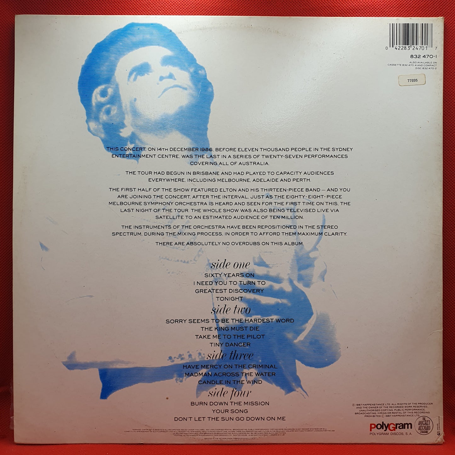 Elton John With The Melbourne Symphony Orchestra – Live In Australia