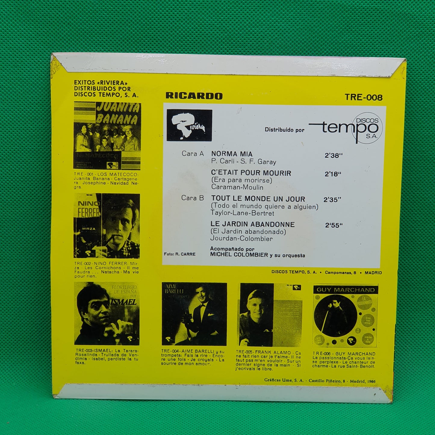 Ricardo – Norma Mia / C'Etait Pour Mourur