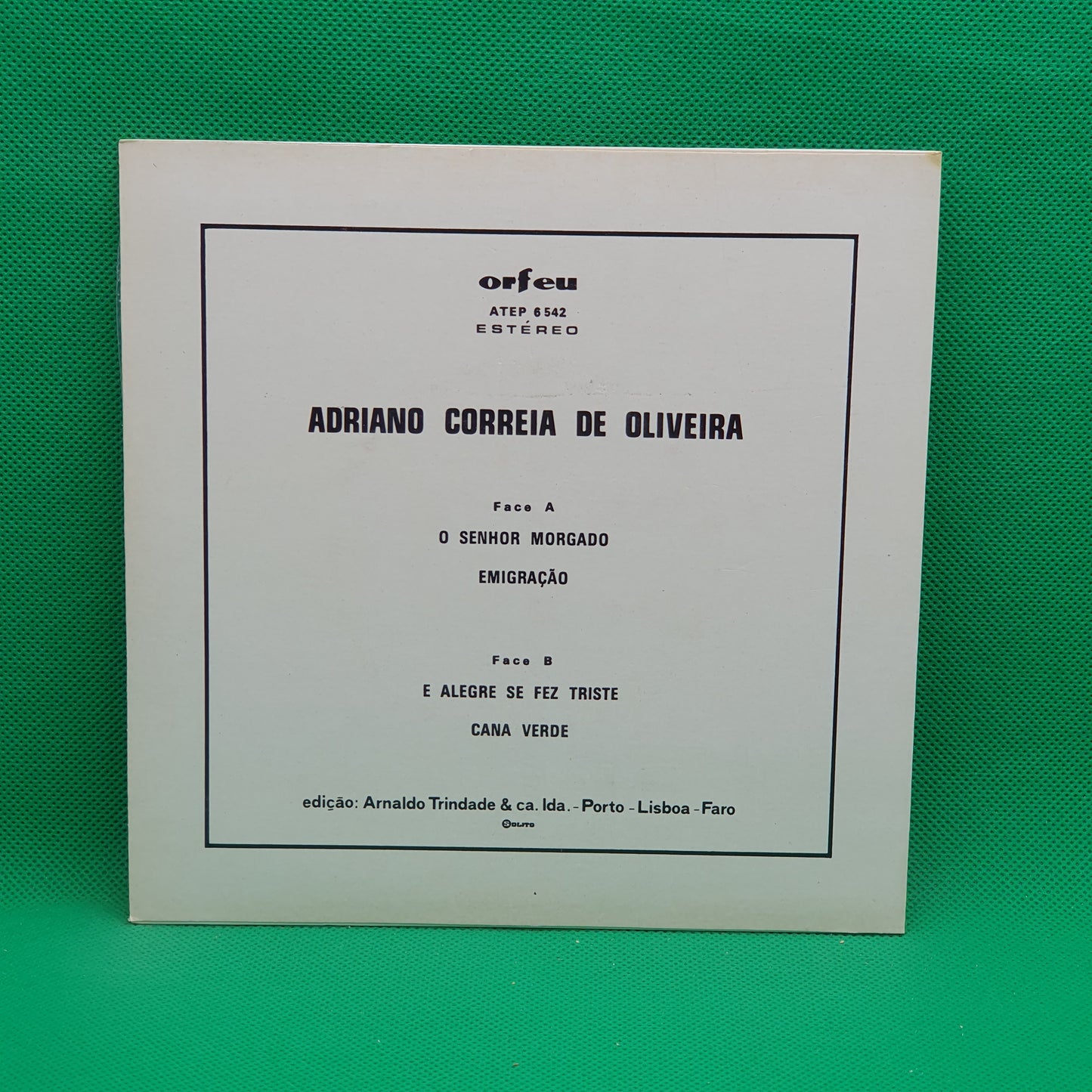 Adriano Correia De Oliveira – O Senhor Morgado