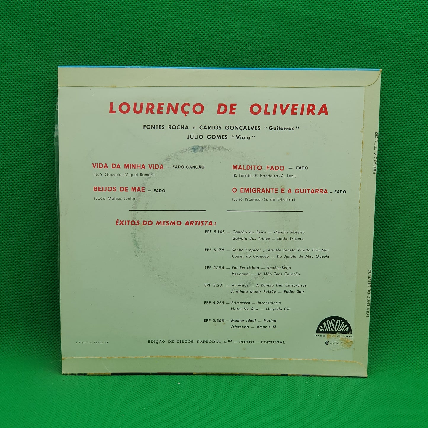 Lourenço De Oliveira – Vida da Minha Vida