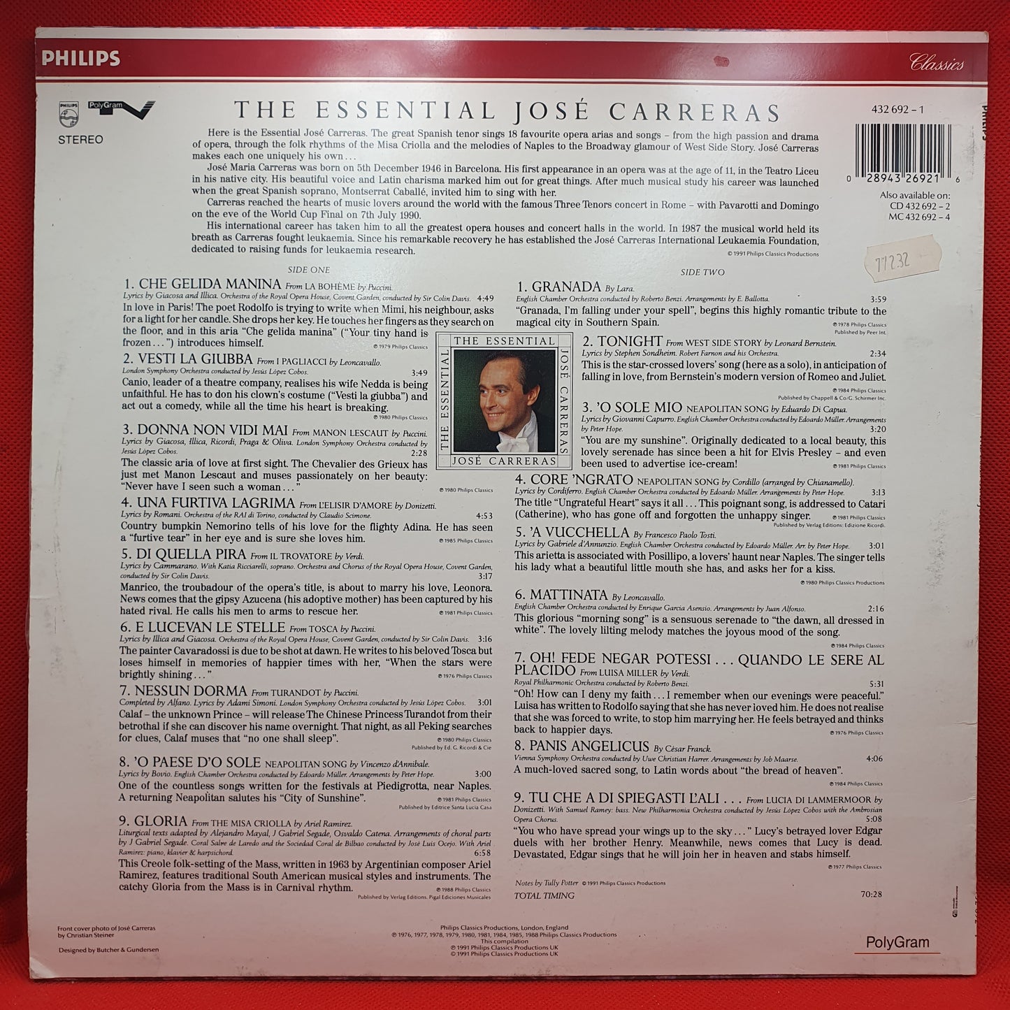 José Carreras – The Essential Jose Carreras