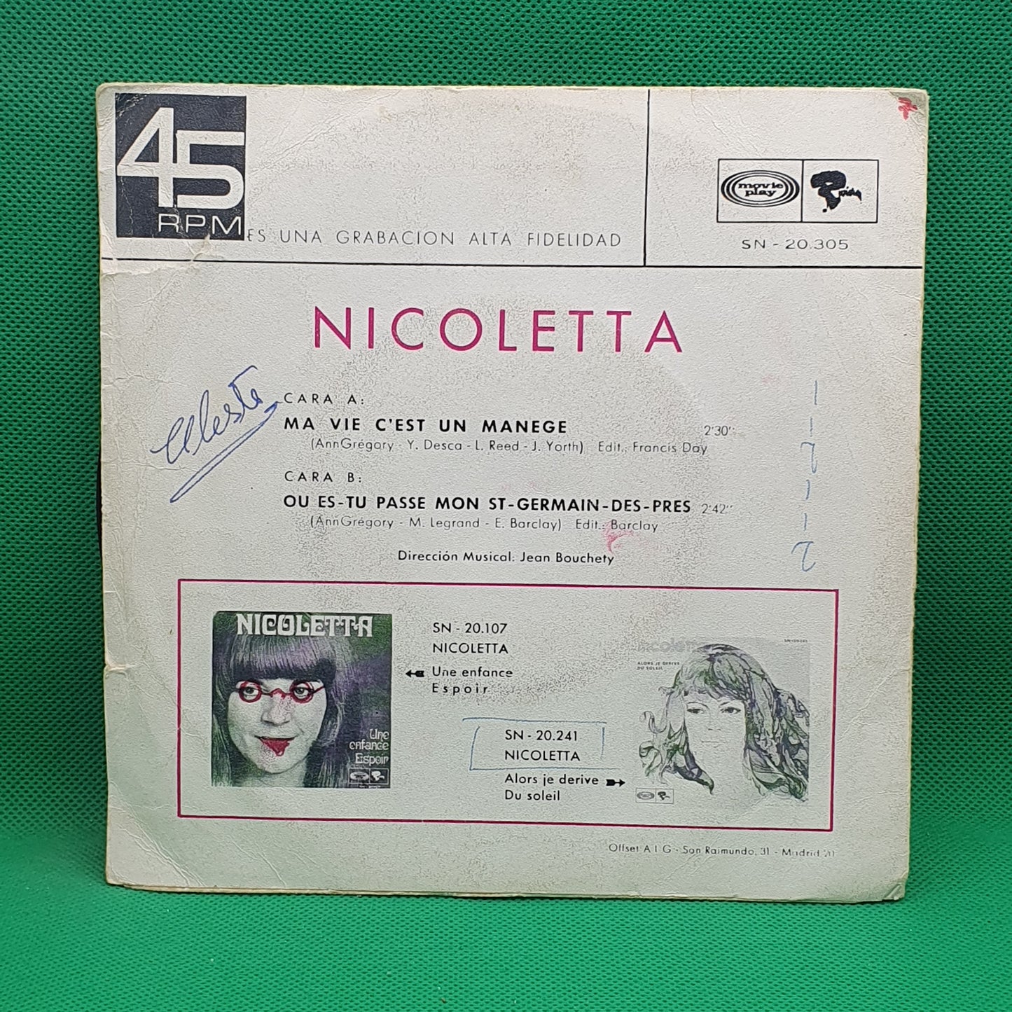 Nicoletta – Ma Vie C'est Un Manège