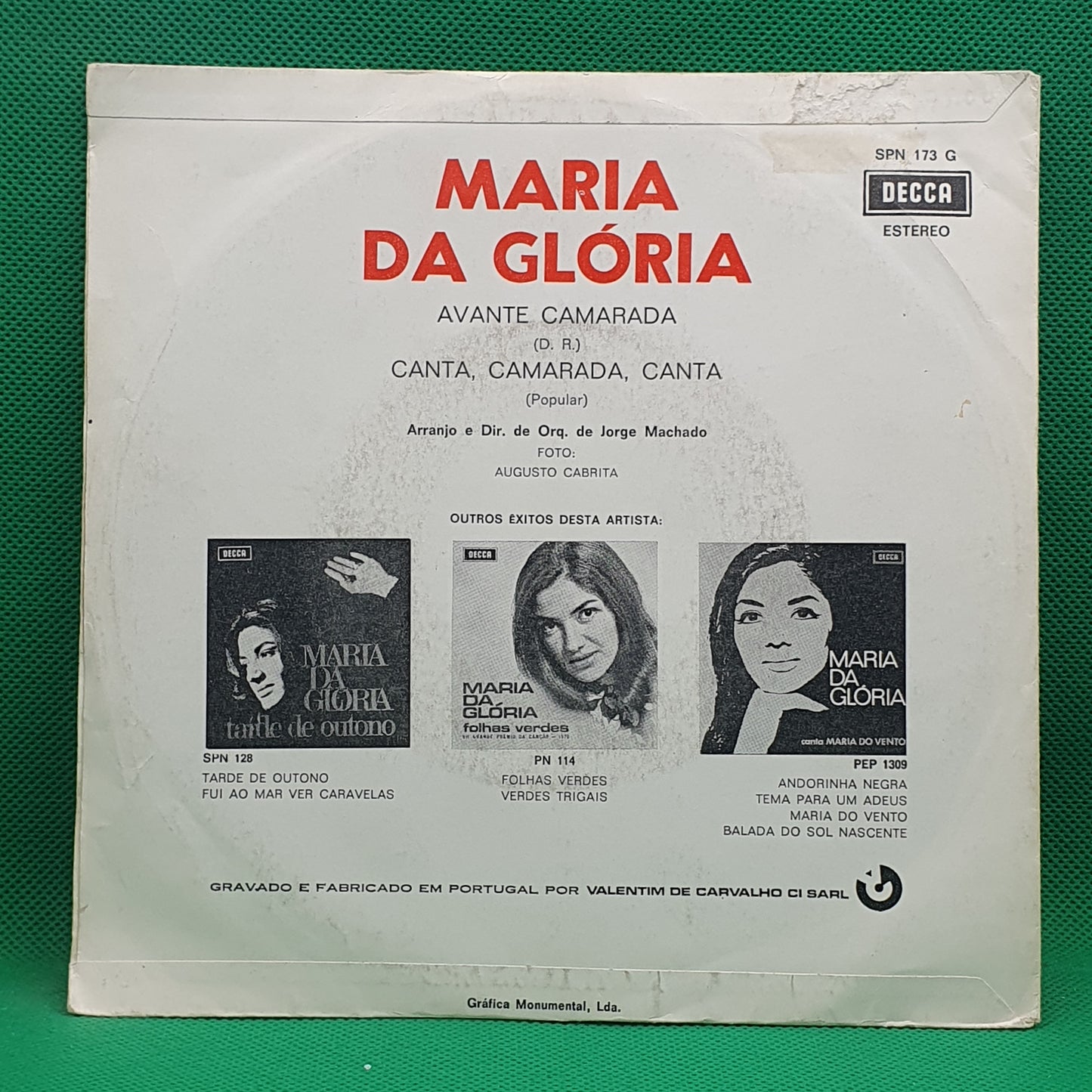 Maria Da Glória – Avante Camarada / Canta, Camarada, Canta