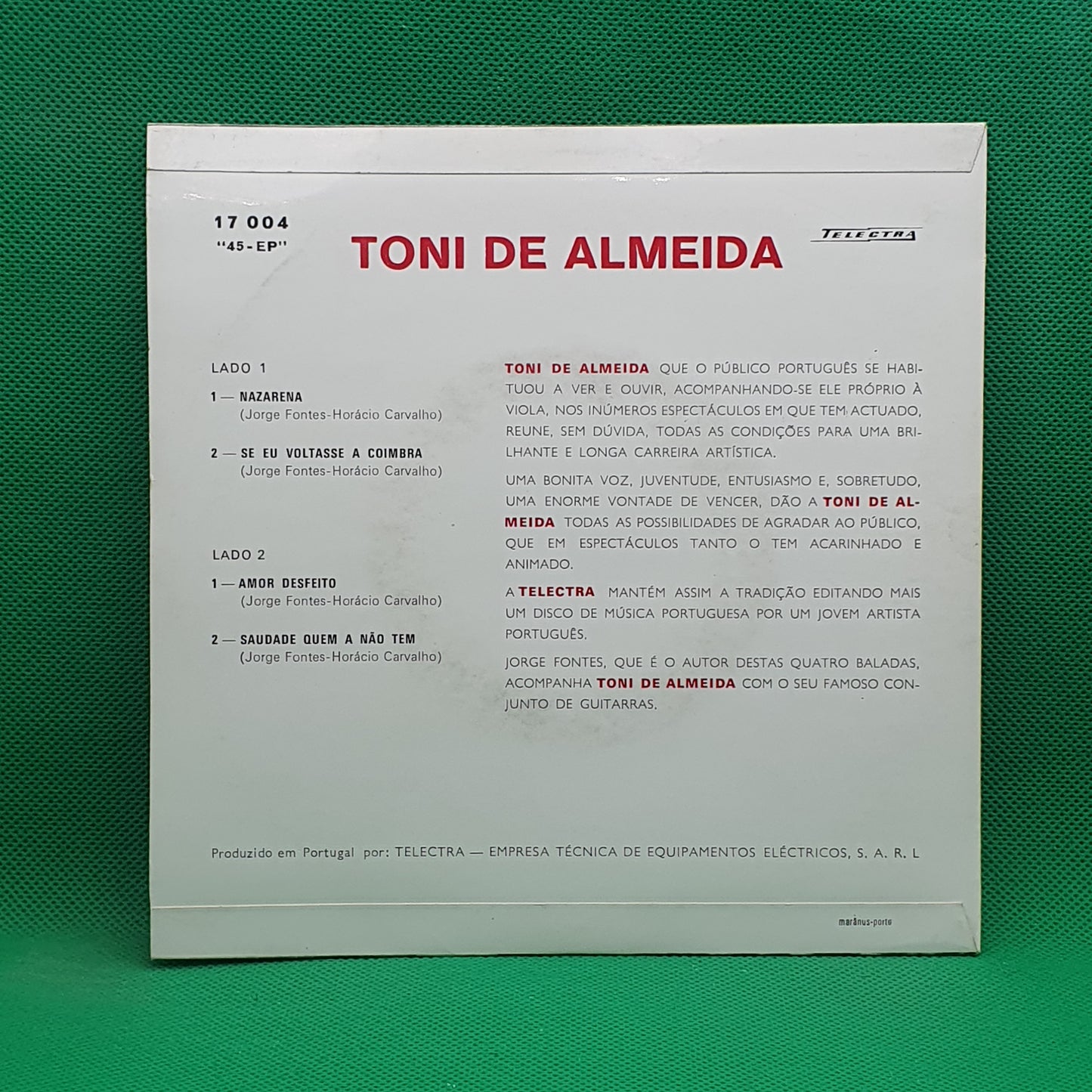 Toni De Almeida – Baladas
