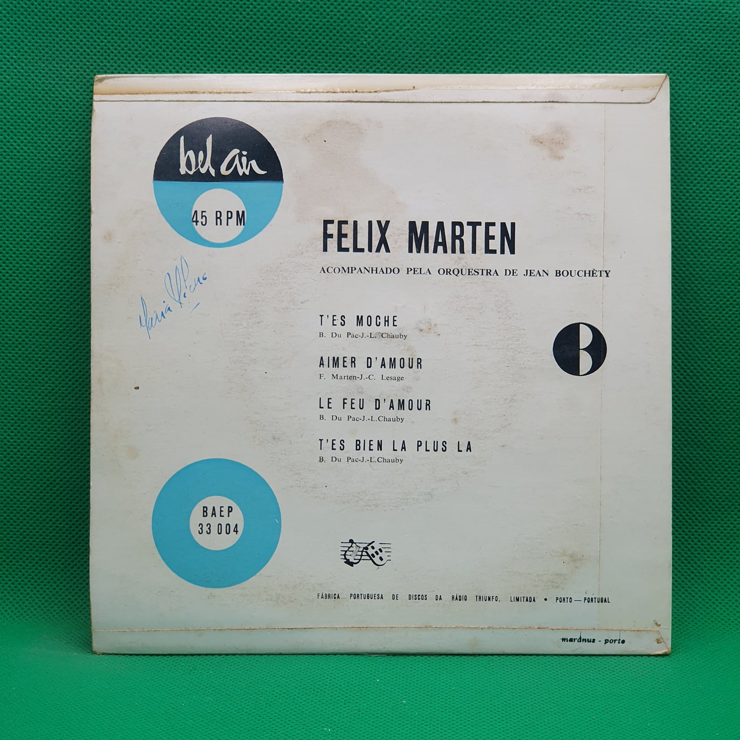 Félix Marten – T'es Moche / Aimer D'amour