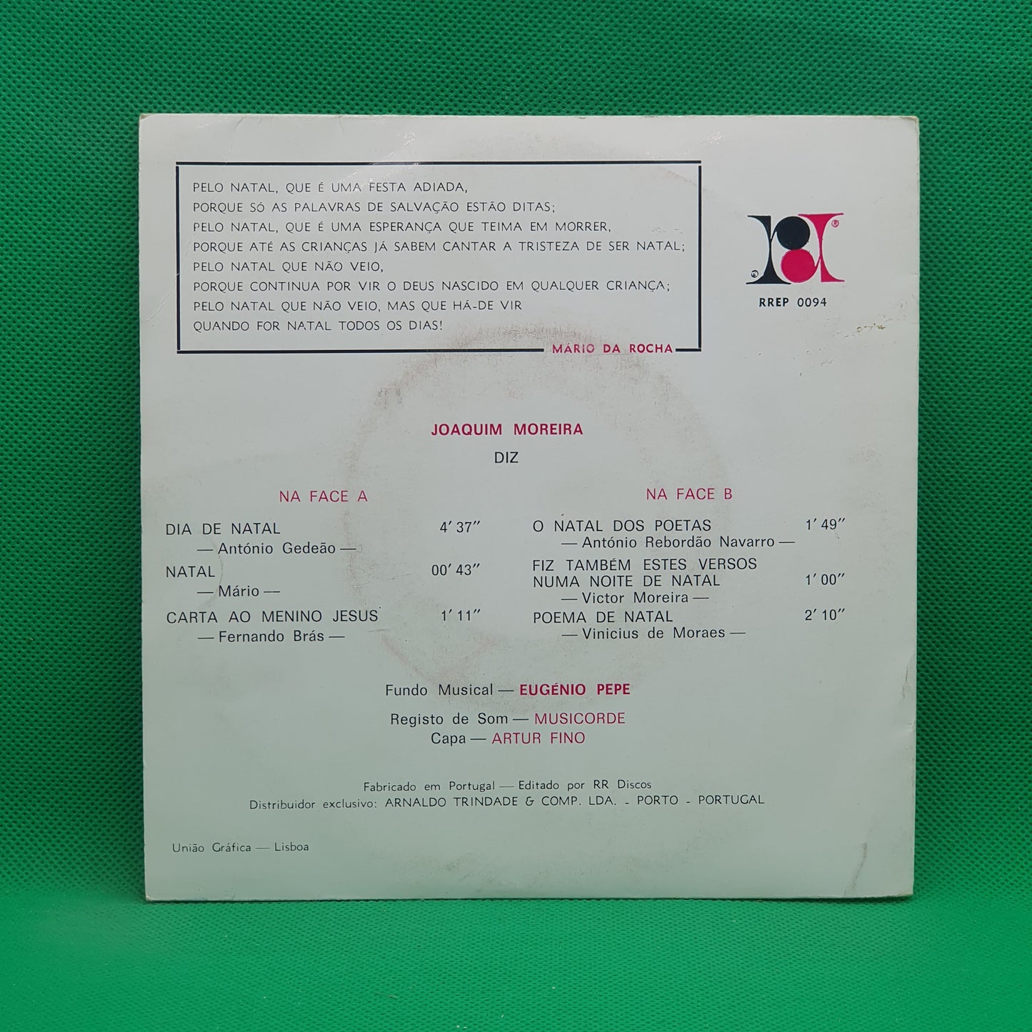 Joaquim Moreira – Diz Poesia Natal