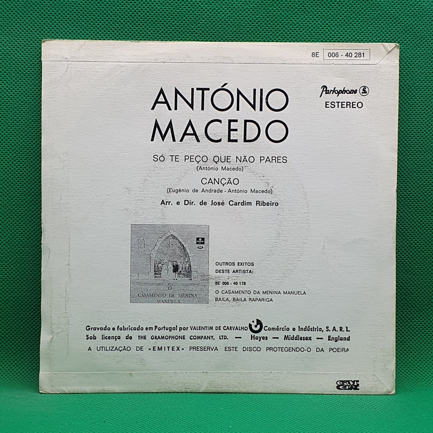 António Macedo – Só Te Peço Que Não Pares