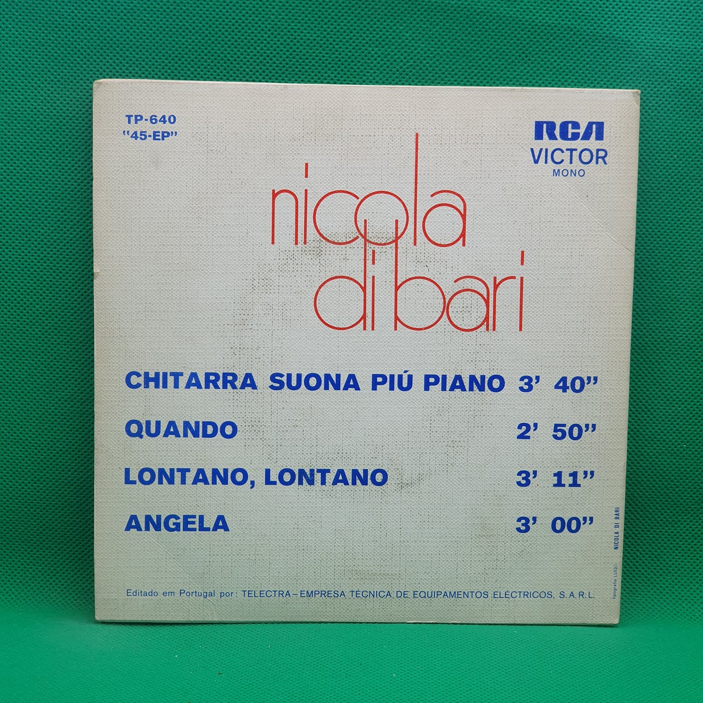 Nicola Di Bari – Chitarra Suona Piu Piano