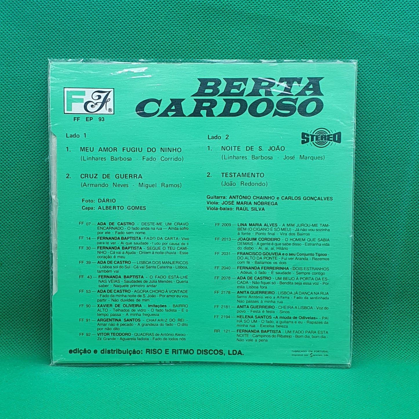 Berta Cardoso – Cruz De Guerra