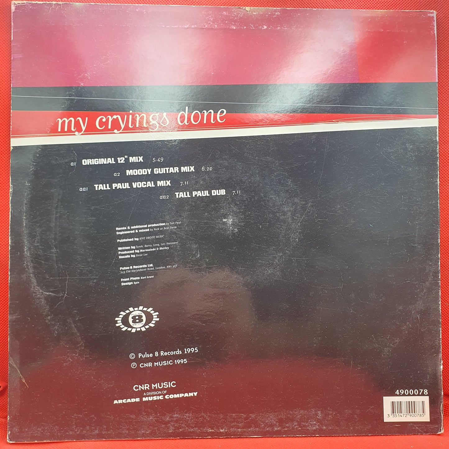 Rage – My Crying's Done