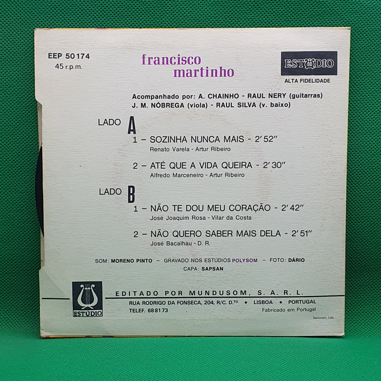 Francisco Martinho – Sozinha Nunca Mais