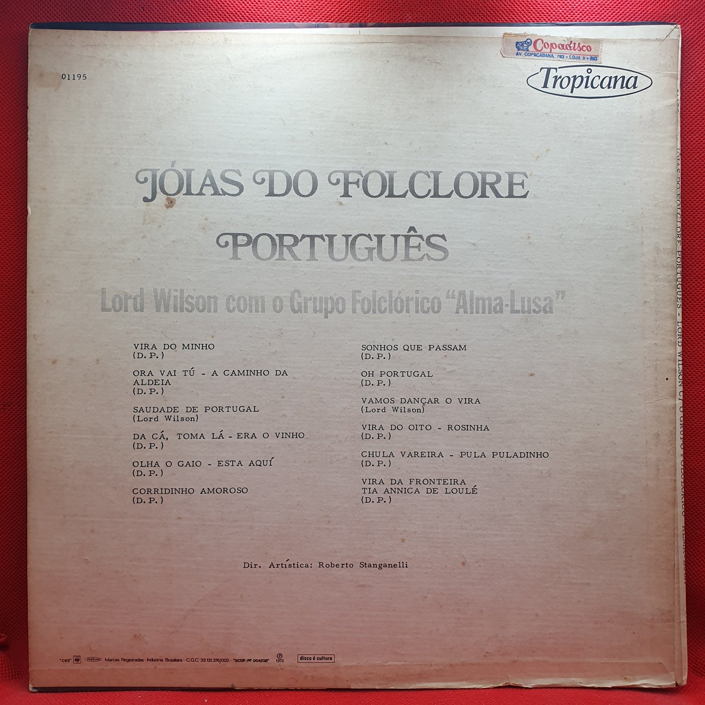 Lord Wilson e Grupo Alma Lusa - Joias Do Folclore Português
