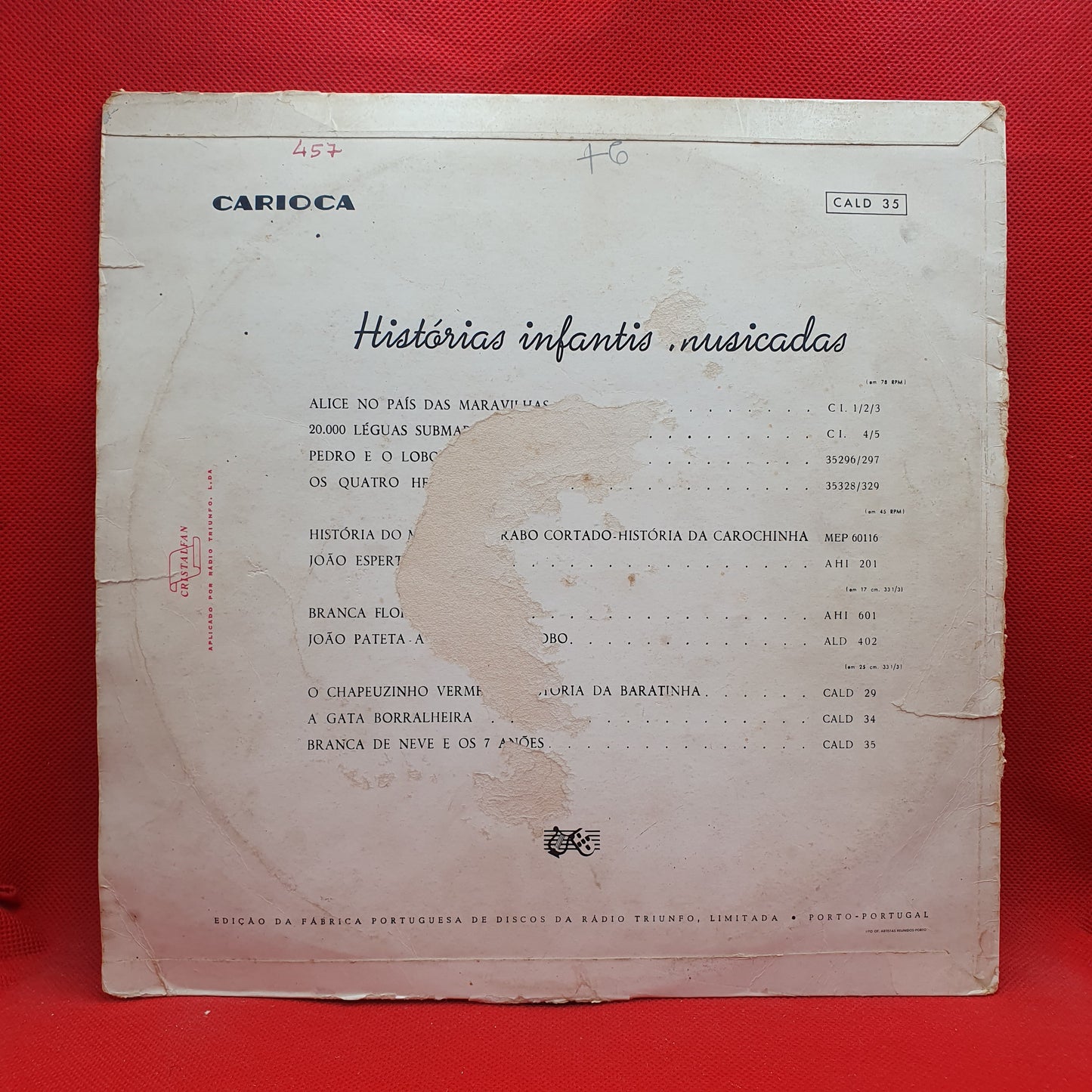 João De Barro – Branca De Neve E Os Sete Anões