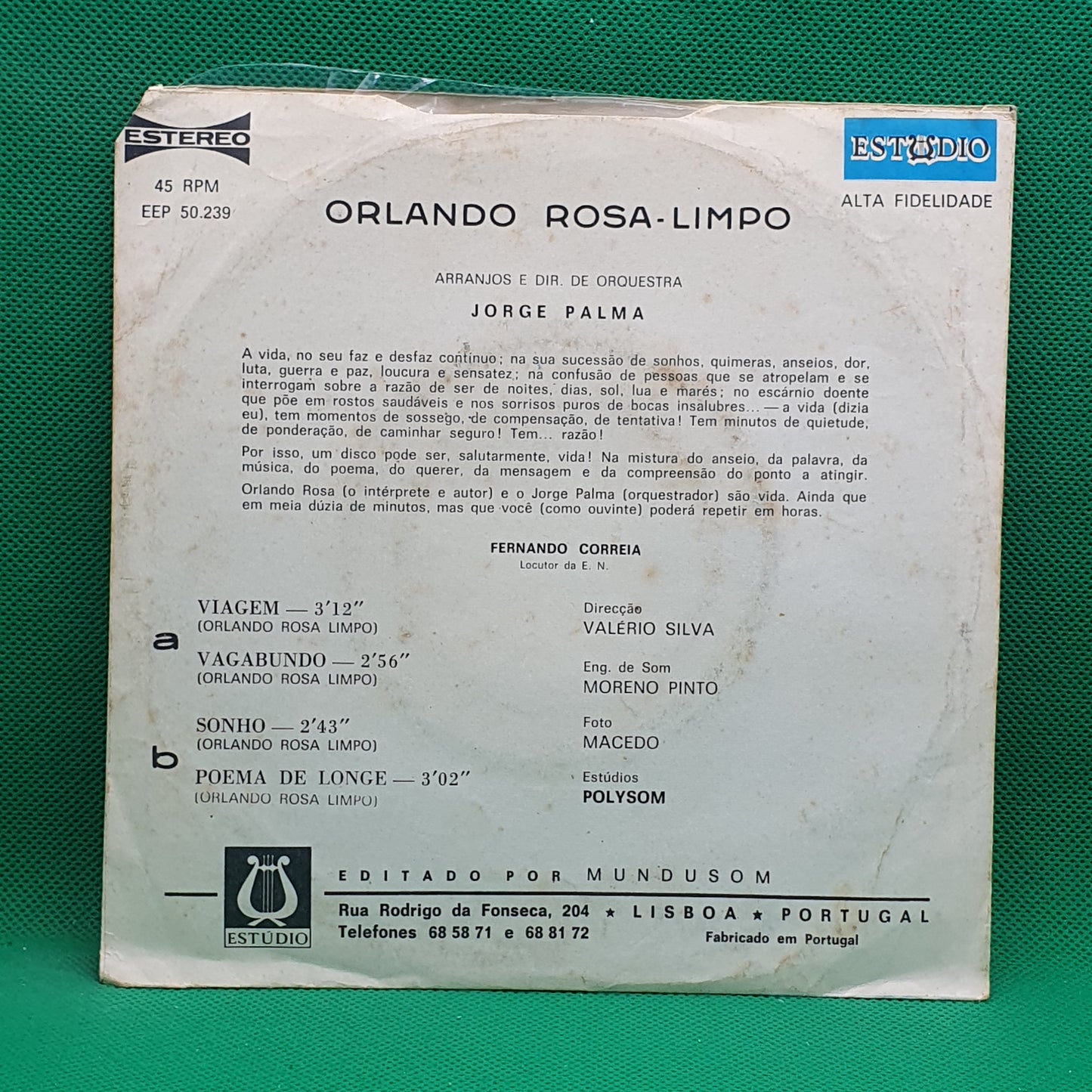 Orlando Rosa Limpo – Viagem