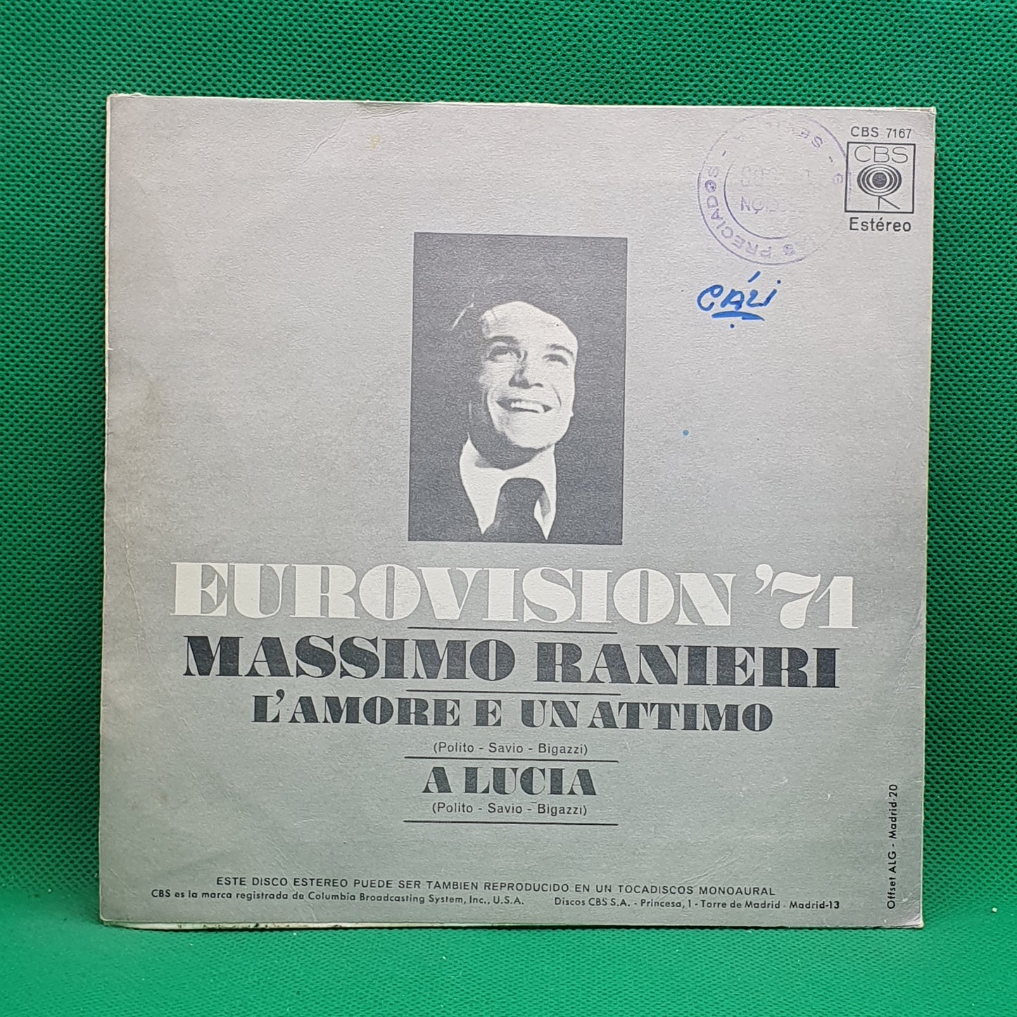 Massimo Ranieri – Eurovision '71 - L'amore E Un Attimo