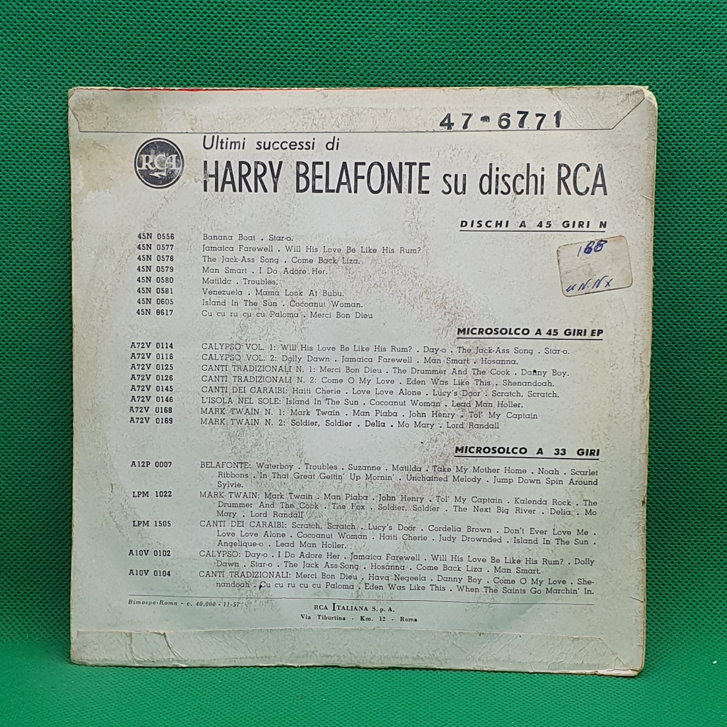 Belafonte – Banana Boat / Star-O