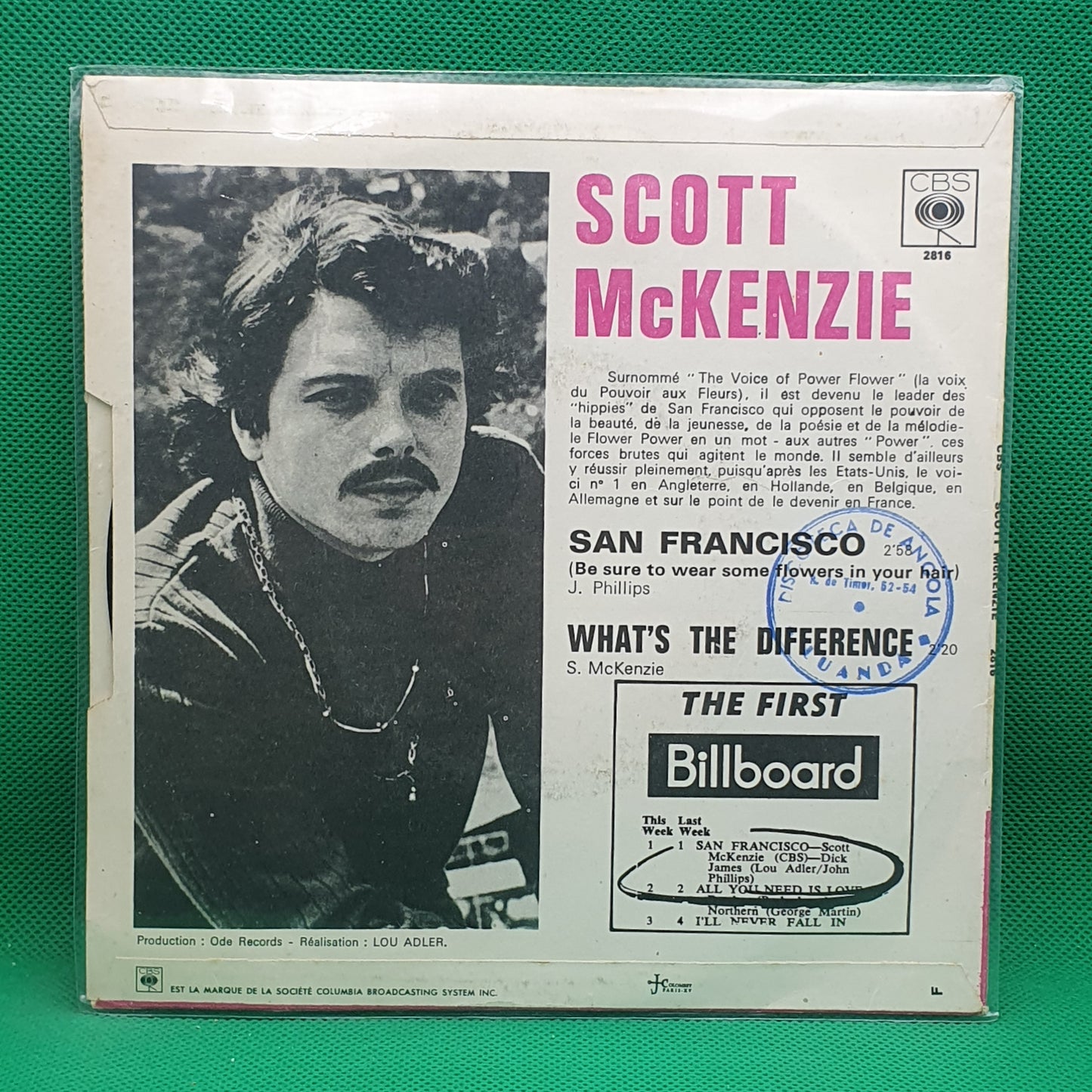 Scott McKenzie – San Francisco / What's The Difference