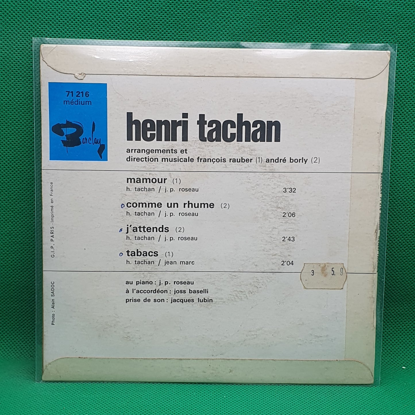 Henri Tachan – Mamour