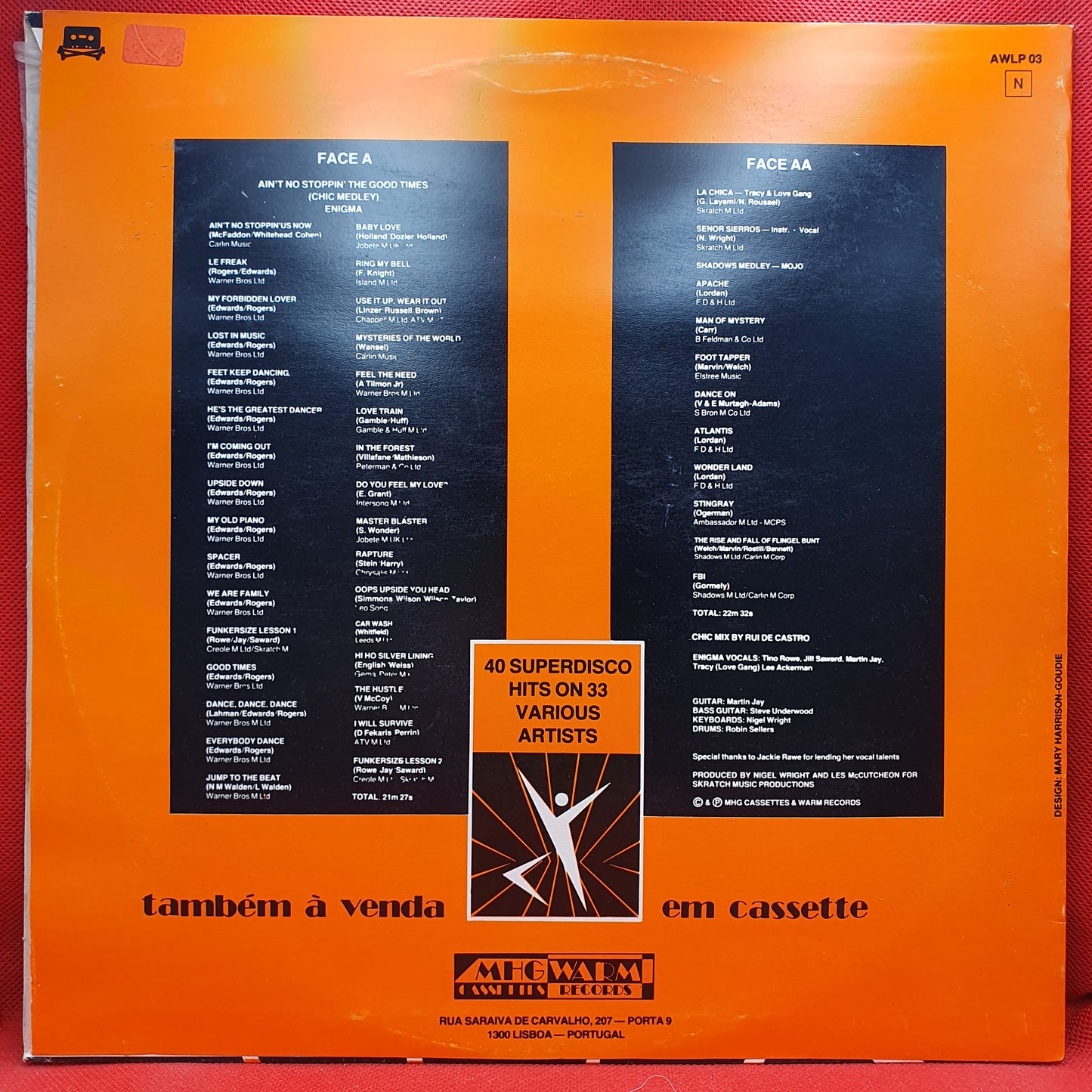 Various – 40 Superdisco Hits on 33