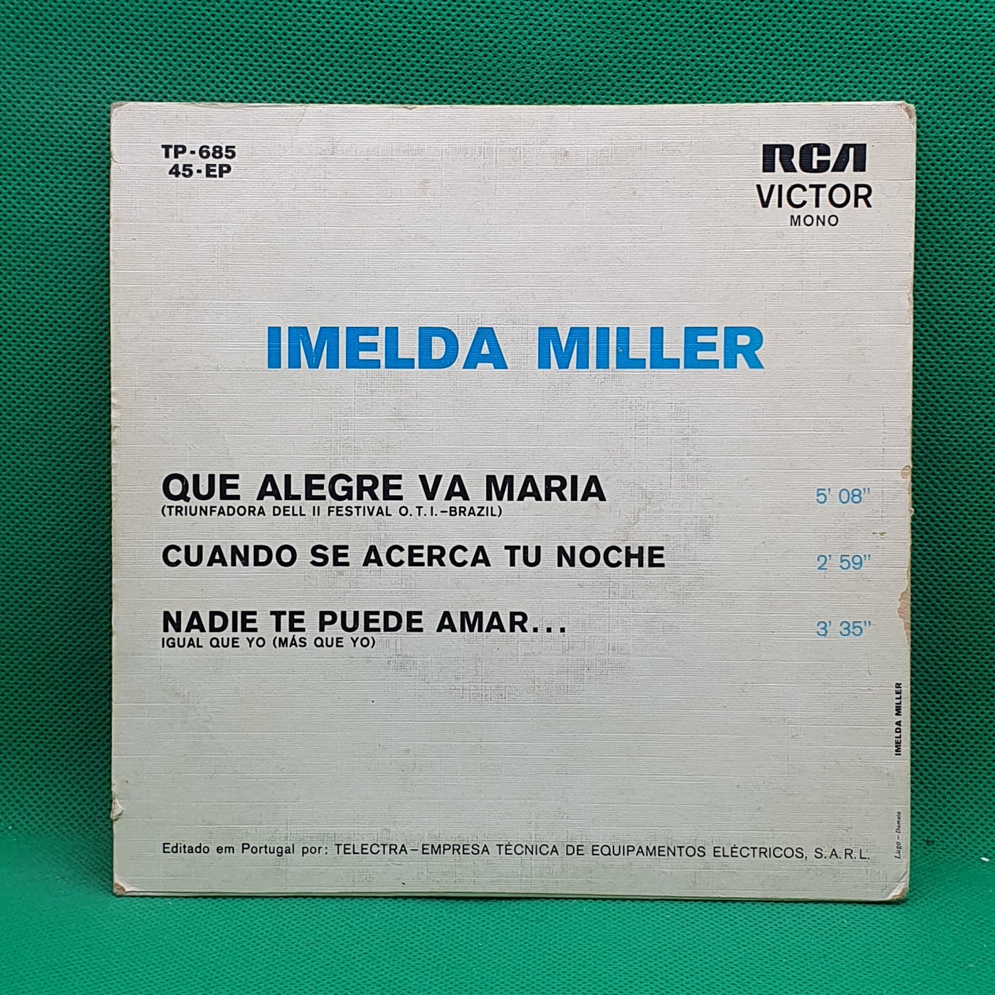 Imelda Miller – Que Alegre Va Maria