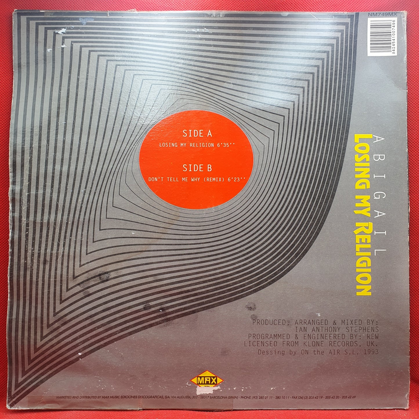 Abigail – Losing My Religion