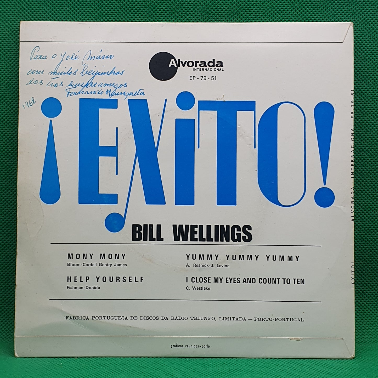Bill Wellings – Mony Mony