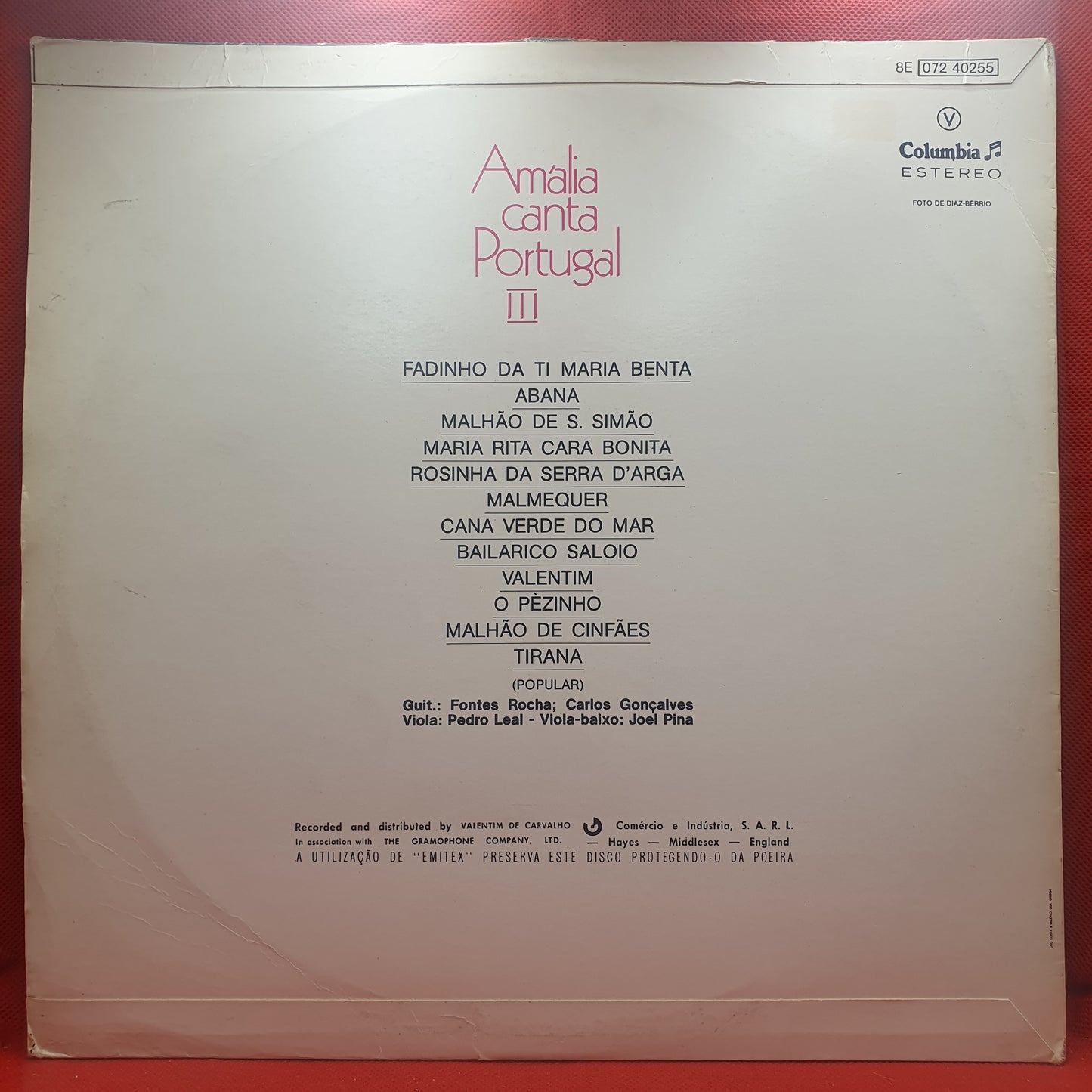 Amália Rodrigues – Amália Canta Portugal III