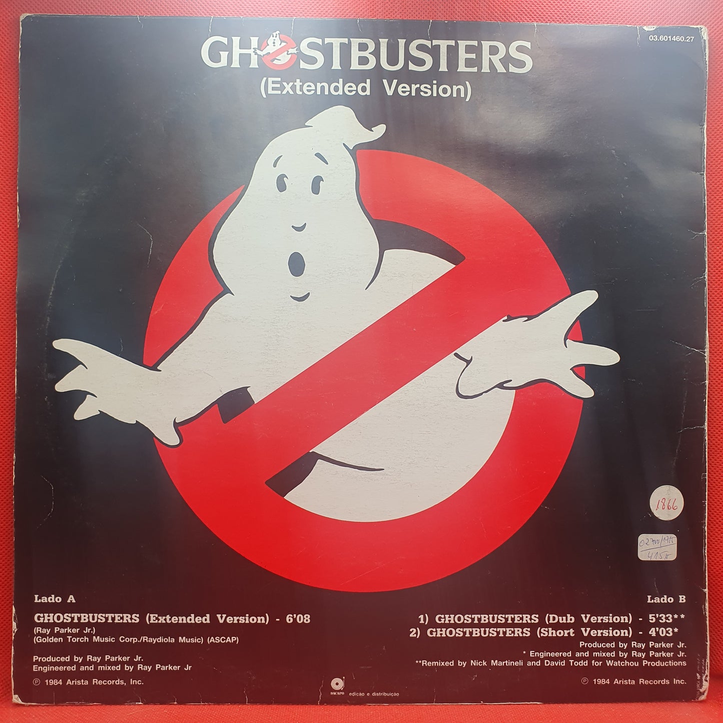 Ray Parker Jr. – Ghostbusters (Extended Version)