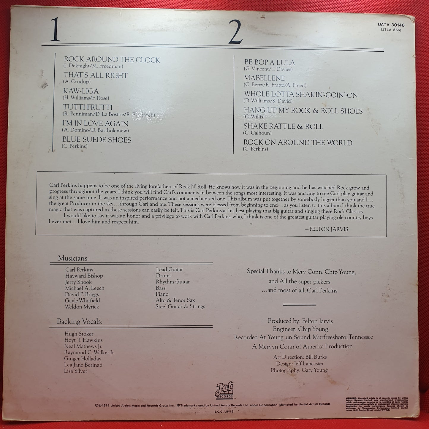 Carl Perkins – Ol' Blue Suede's Back