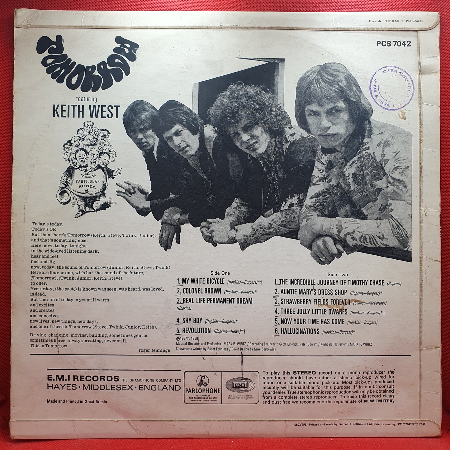 Tomorrow ft Keith West – Tomorrow