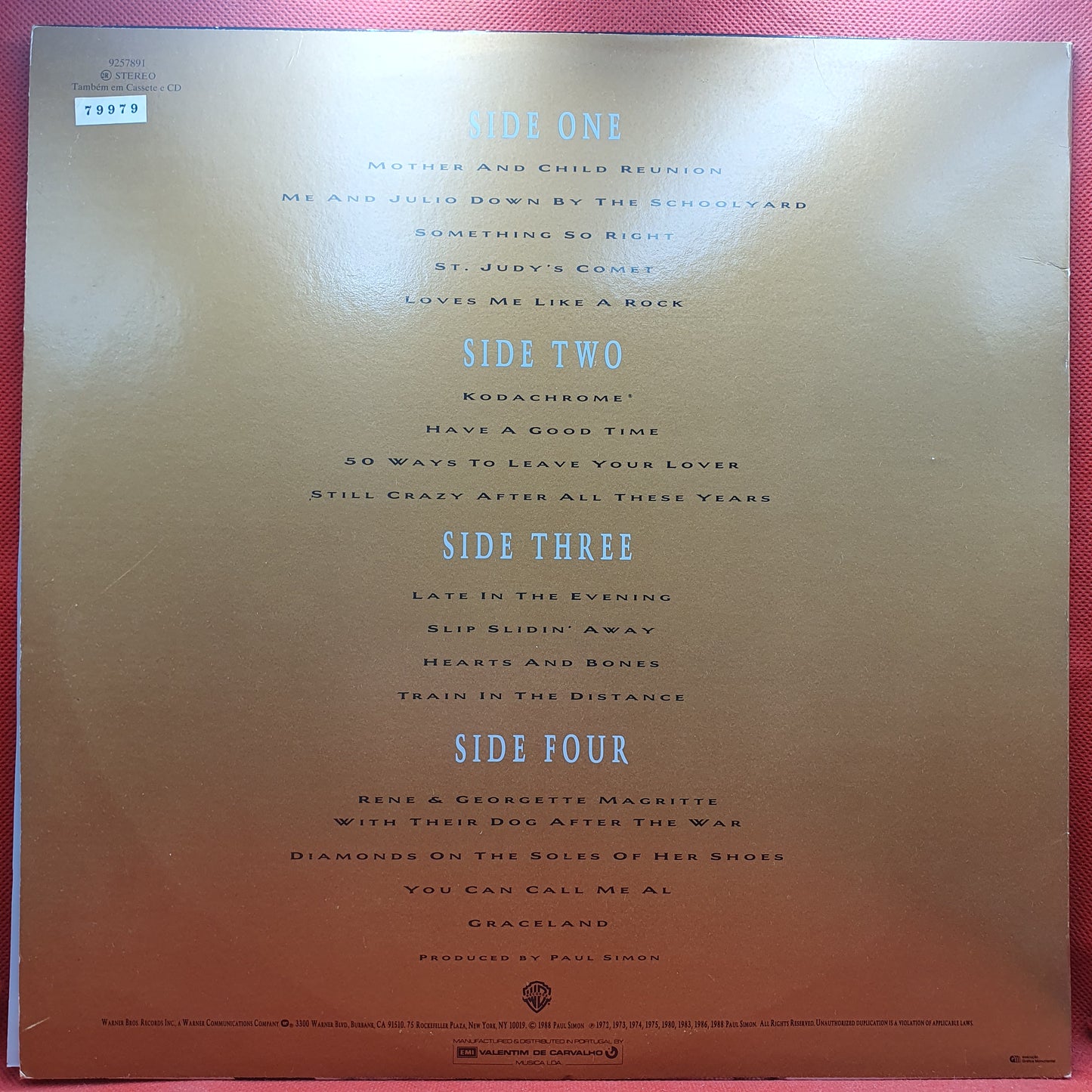 Paul Simon – Negotiations And Love Songs (1971-1986)