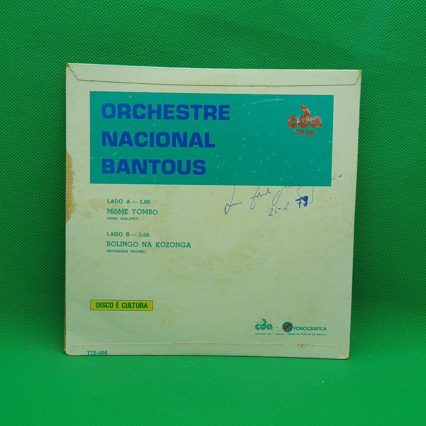 Orchestre Nacional Bantous – Mômê Yombo / Bolingo Na Kozonga