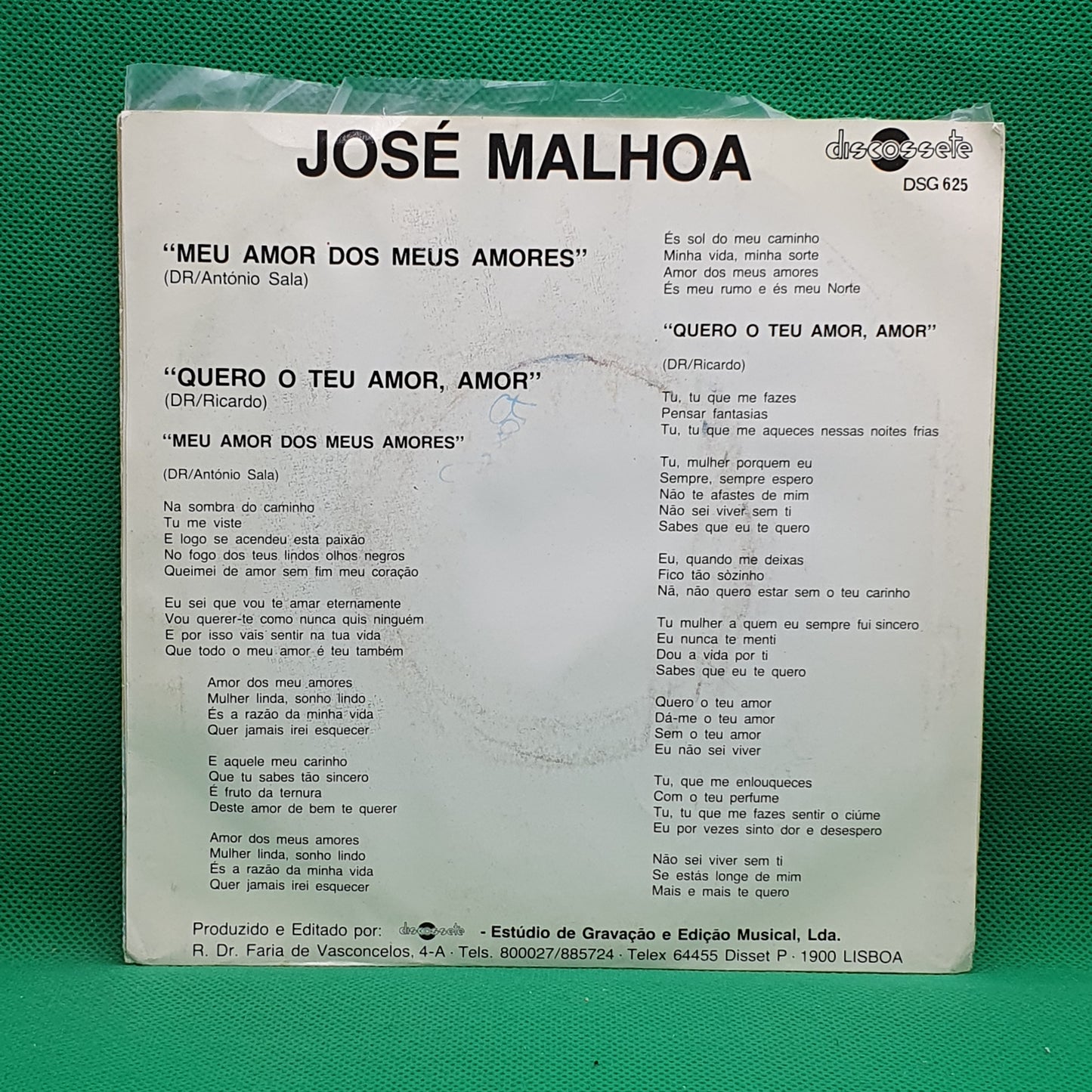José Malhoa – Meu Amor Dos Meus Amores