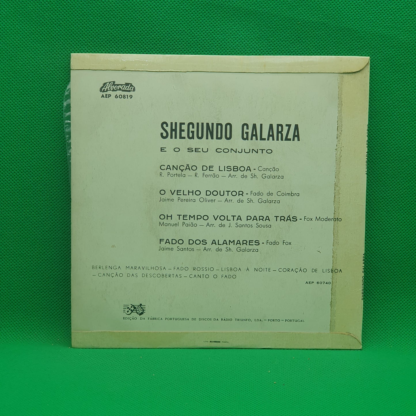 Shegundo Galarza E Seu Conjunto – Canção De Lisboa