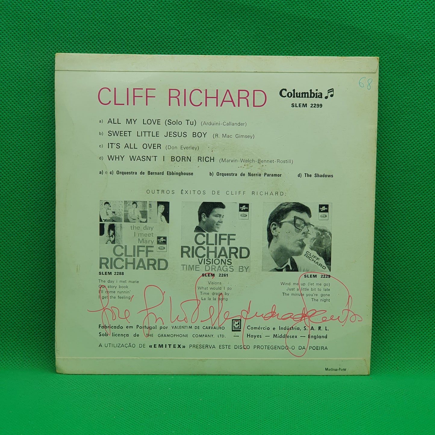 Cliff Richard – All My Love / Sweet Little Jesus Boy