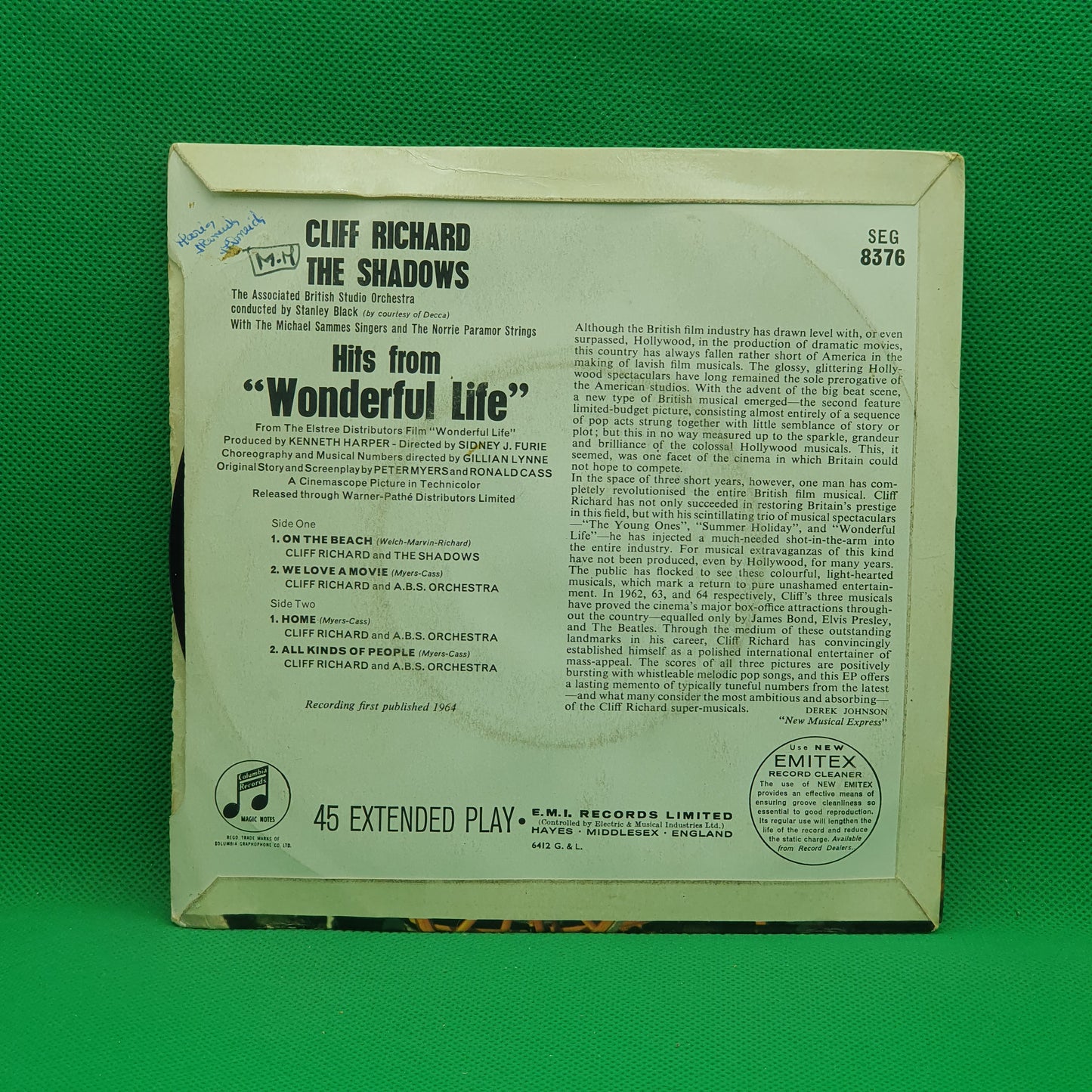 Cliff Richard With The Shadows* – Hits From Wonderful Life