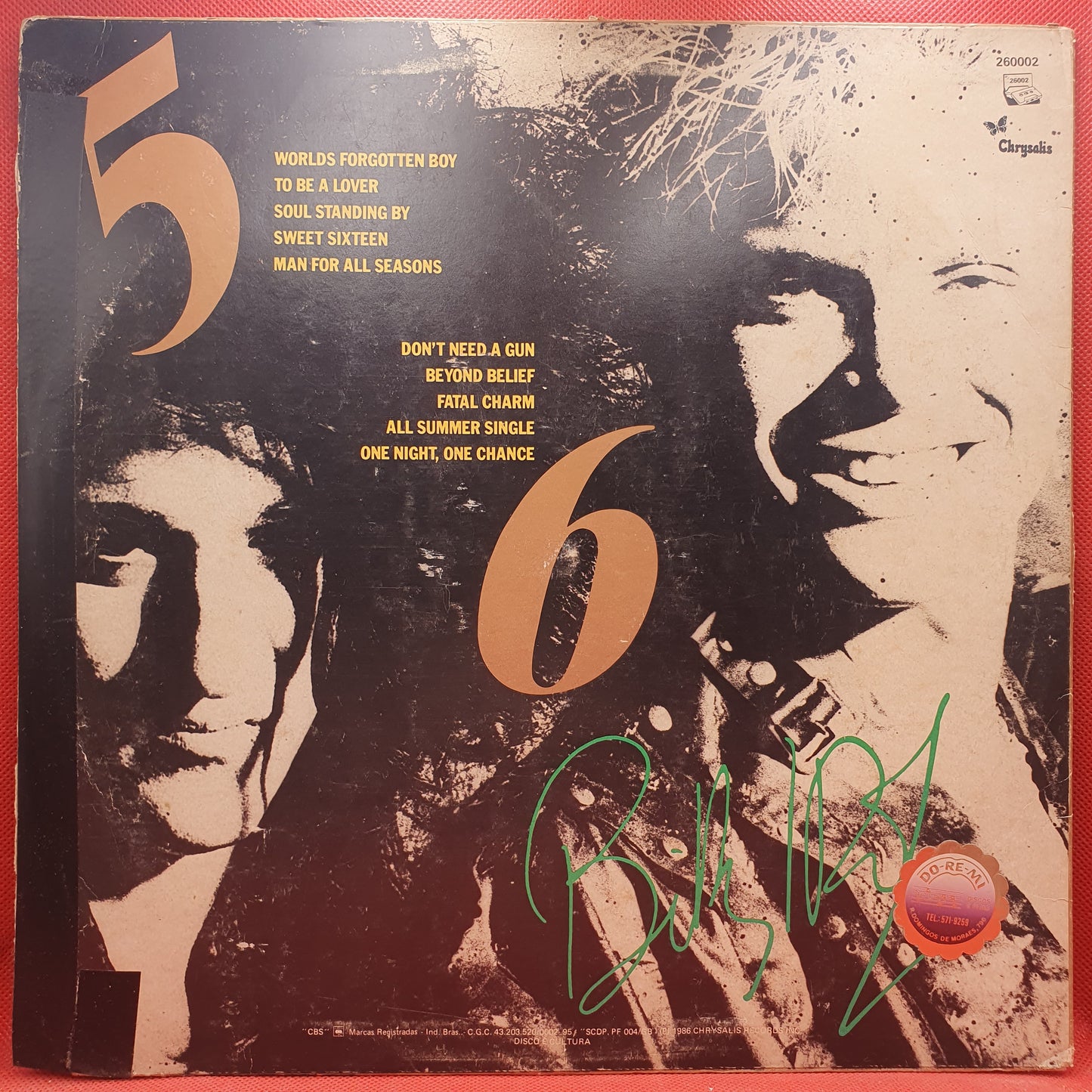 Billy Idol – Whiplash Smile