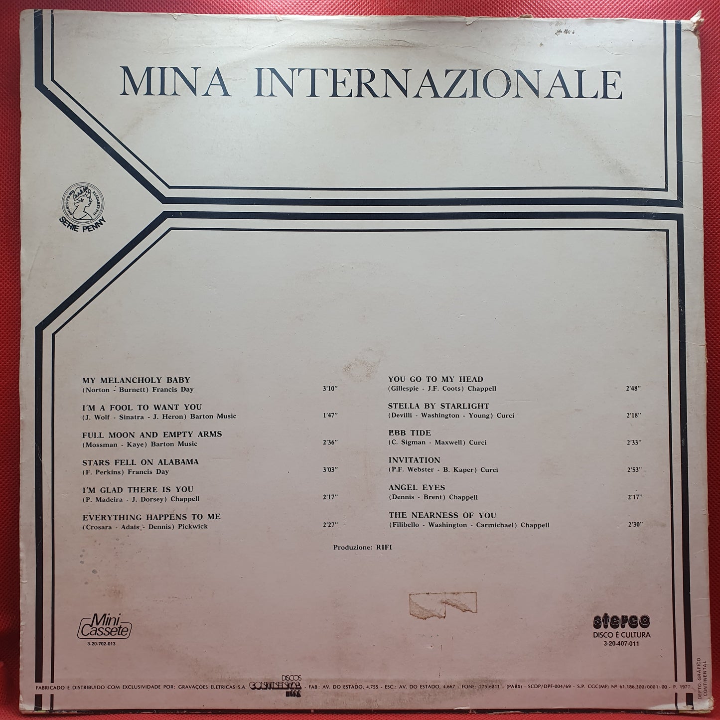 Mina – Internazionale