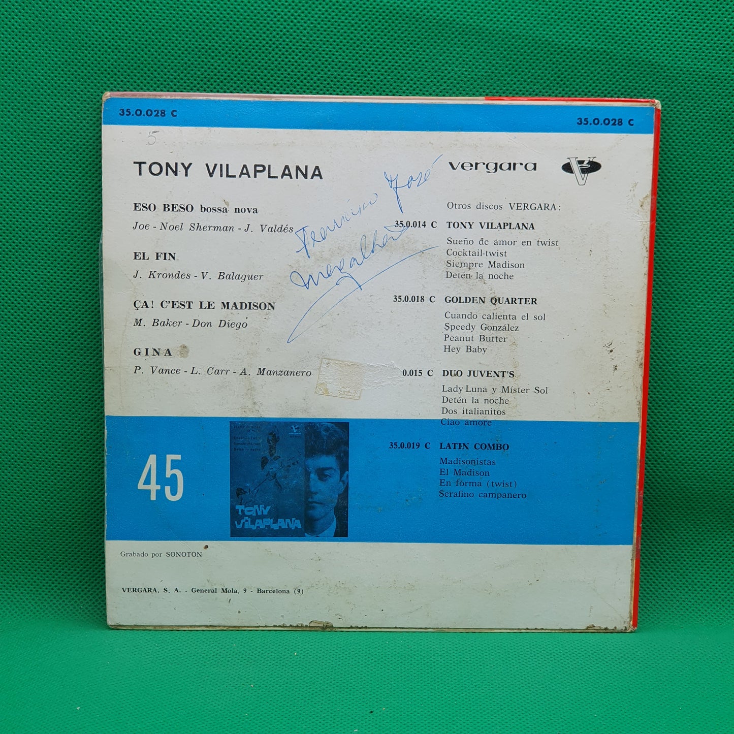 Tony Vilaplana – Eso Beso